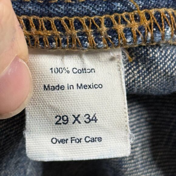 Vtg Abercrombie & Fitch Jeans Womens 29x34 Blue Flare Medium Wash Denim Y2K - Picture 6 of 13